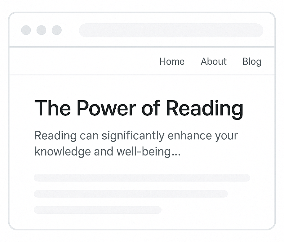 Open a page
